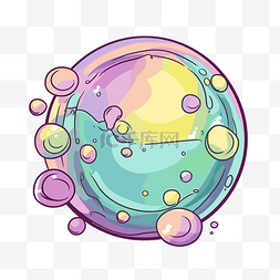化学肥皂泡图片_肥皂泡剪贴画彩色肥皂泡图形卡通