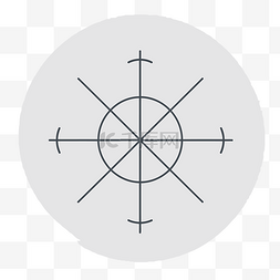 中性背景图片_中性背景上带有箭头和星星的罗盘