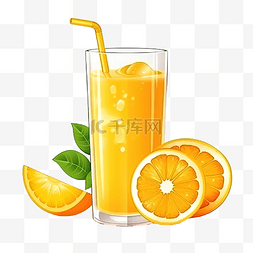 冰的果汁图片_橙汁