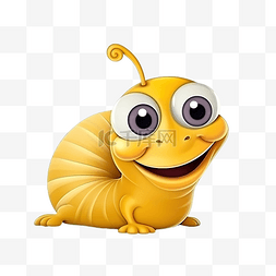 友谊可爱图片_可爱的动物微笑蜗牛