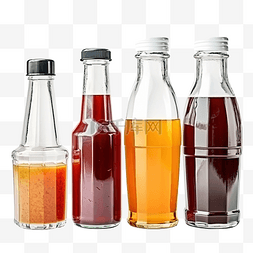 敷料促进图片_大套件各种玻璃瓶装液体酱塔塔