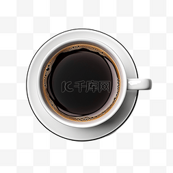 黑色咖啡杯图片_一杯黑色咖啡