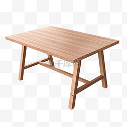 白色木纹板图片_白色木纹腿上隔离的木桌png 3d 渲