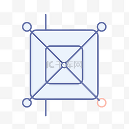 之一图片_白色背景上的正方形图标之一 向