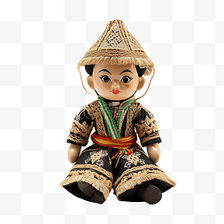 泰国南部的木偶娃娃