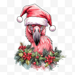我想要一只火烈鸟作为圣诞节圣诞