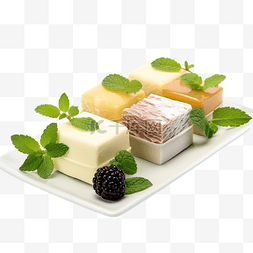 球和立方体图片_羊羹日式甜点和糖果