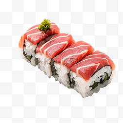 美味黑色背景图片_金枪鱼寿司日本料理亚洲美味食物