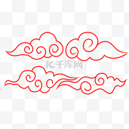 漂浮的的图案图片_中国新年中国祥云春节云彩云朵祥