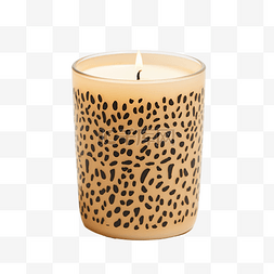 猎豹图案蜡烛