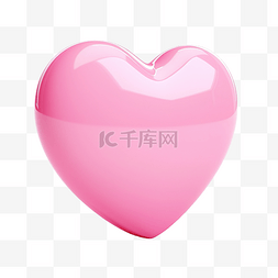 心形泡泡素材图片_粉红色的心形讲话泡泡