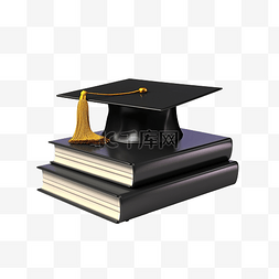 vi手册末班图片_书籍和毕业帽实现目标和成功概念
