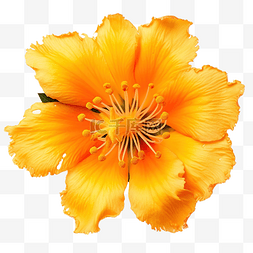 hilacania 黄色花 橙色