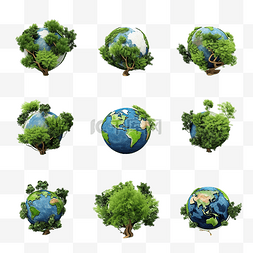 地暖世界图片_3d 插图地球在地球母亲日集