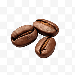 棕色咖啡豆背景图片_咖啡对象咖啡豆插图 3d