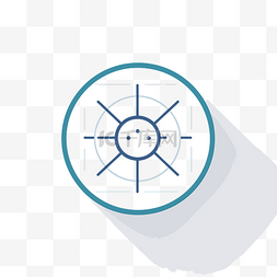 绕圈图片_绕圈飞行的指南针插图 向量