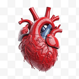 三维人体图片_人体心脏内部器官心脏形状人体心