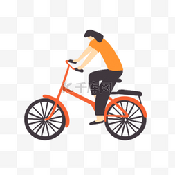 骑自行车的男孩图片_骑自行车的女人