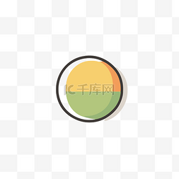 乒乓球球服图片_插图显示了一个橙色 向量