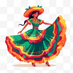 墨西哥舞者 向量