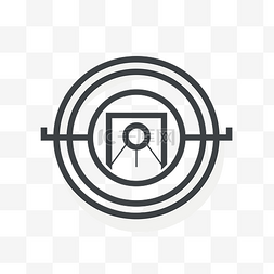 相机icon设计图片_用于网页设计的相机线图标 向量