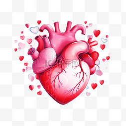 頻率图片_医疗心脏png插图
