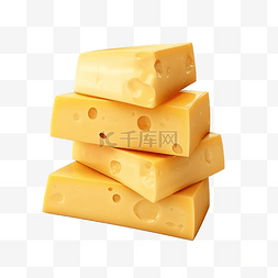 吃奶酪图片_3d 渲染的奶酪食品