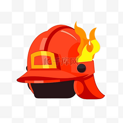 消防头盔 剪贴画 向量