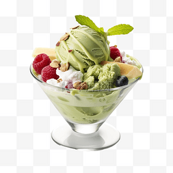 绿茶冰淇淋配配料