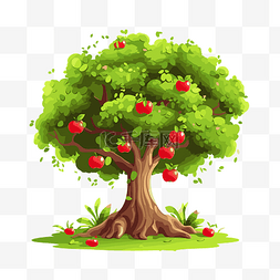 苹果树 向量
