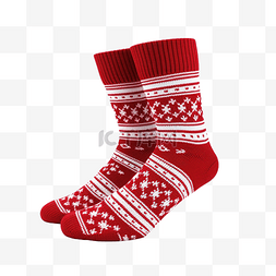 蓝色的袜子图片_圣诞礼物盒袜子