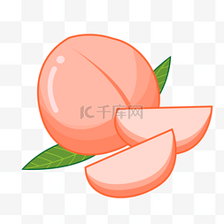 植物造型图片图片_水蜜桃粉色的水果