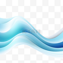 波形海浪图片_波浪线流体效果两种色调