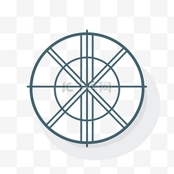 箭头周围有圆圈的图标，其中有箭