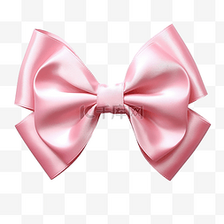 粉色蝴蝶结丝带