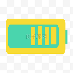电池电量显示图标图片_电池电量显示黄色