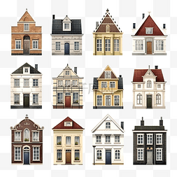 建造城市图片_欧洲老房子 斯堪的纳维亚风格荷