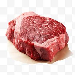 切肉图片_未加工的一块肉牛排
