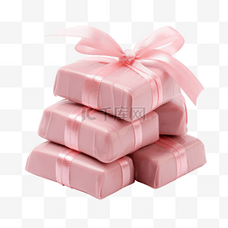粉色巧克力包裹