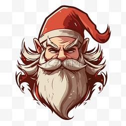 聖誕老人鬍子 向量