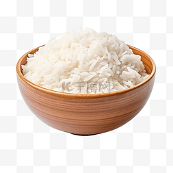 东方美食图片_孤立的白米饭