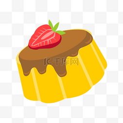 美食小插画蛋糕图片_蛋糕甜点小点心