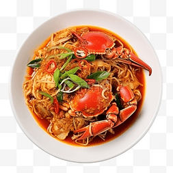 mie kepiting aceh 街头食品市场螃蟹辣