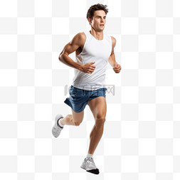 足球素材图片_马拉松运动员跑步