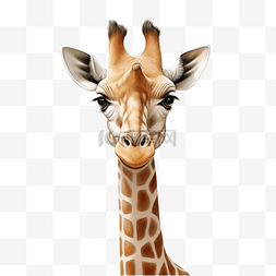 动物卡特图片_可爱的长颈鹿动物