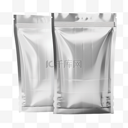 白色包袋图片_塑料袋包装 3d 渲染