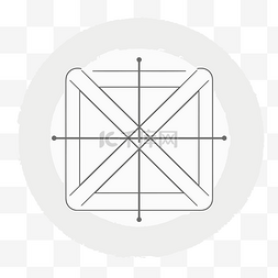 带箭头的方形符号的图像 向量
