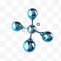 气体分子图片_氧分子