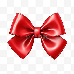 3色蝴蝶结图片_用于贺卡和礼品卡的红丝带蝴蝶结