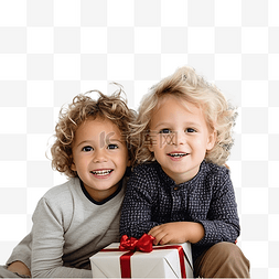 全家福诗句图片_快乐的孩子们一起在圣诞树附近的
